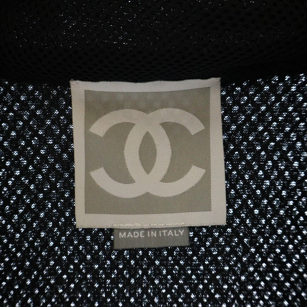 CHANEL(シャネル) 03P ロゴ メッシュ ジップアップジャケット ブラック レディース P21091V12485