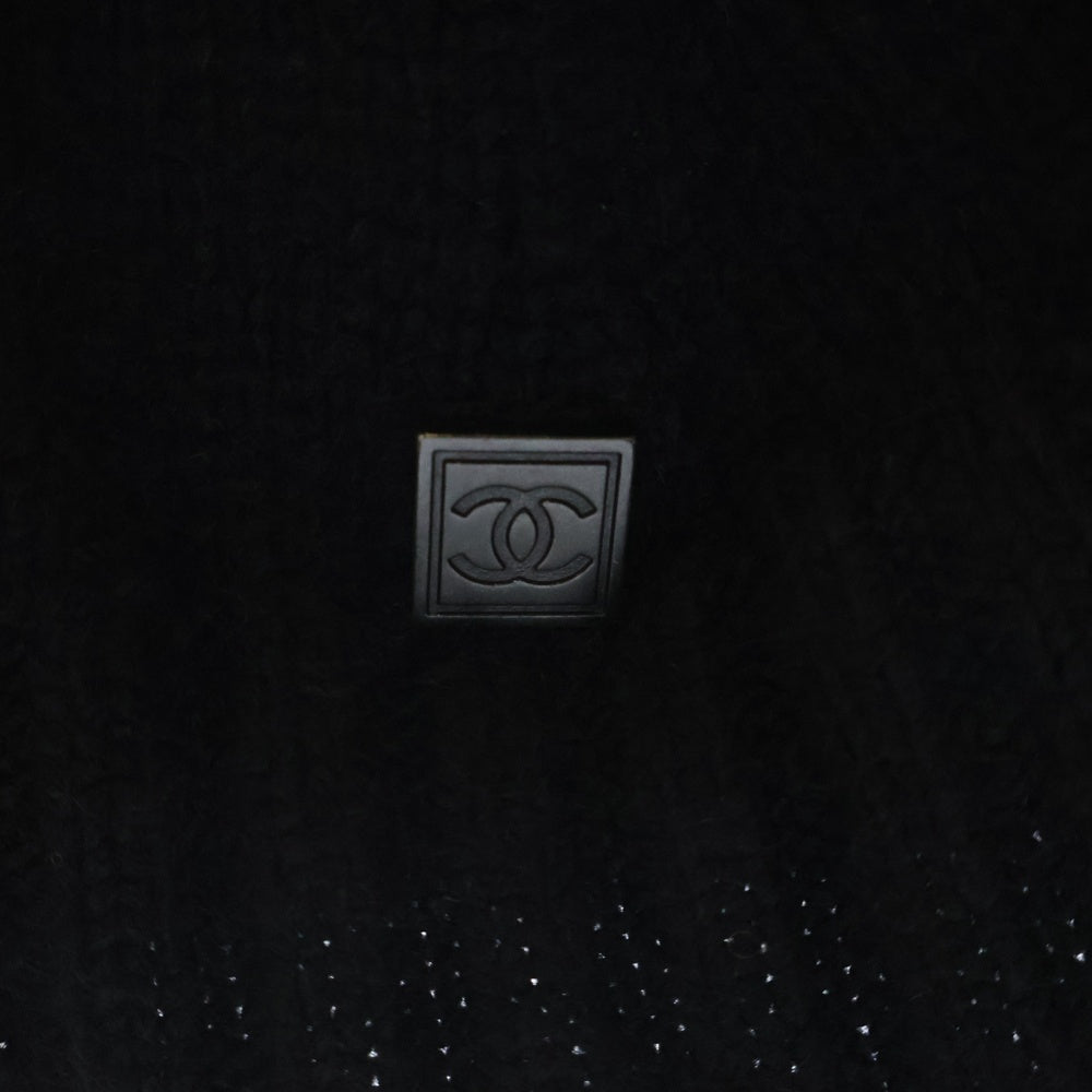 CHANEL(シャネル) 06AW ココジップ カシミヤ フード ジップアップポンチョ ジャケット ブラック レディース P29201K00196