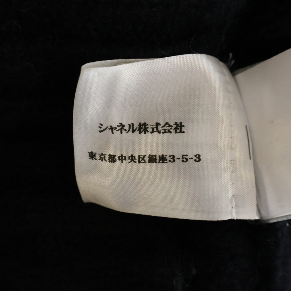 CHANEL(シャネル) 06AW ココジップ カシミヤ フード ジップアップポンチョ ジャケット ブラック レディース P29201K00196