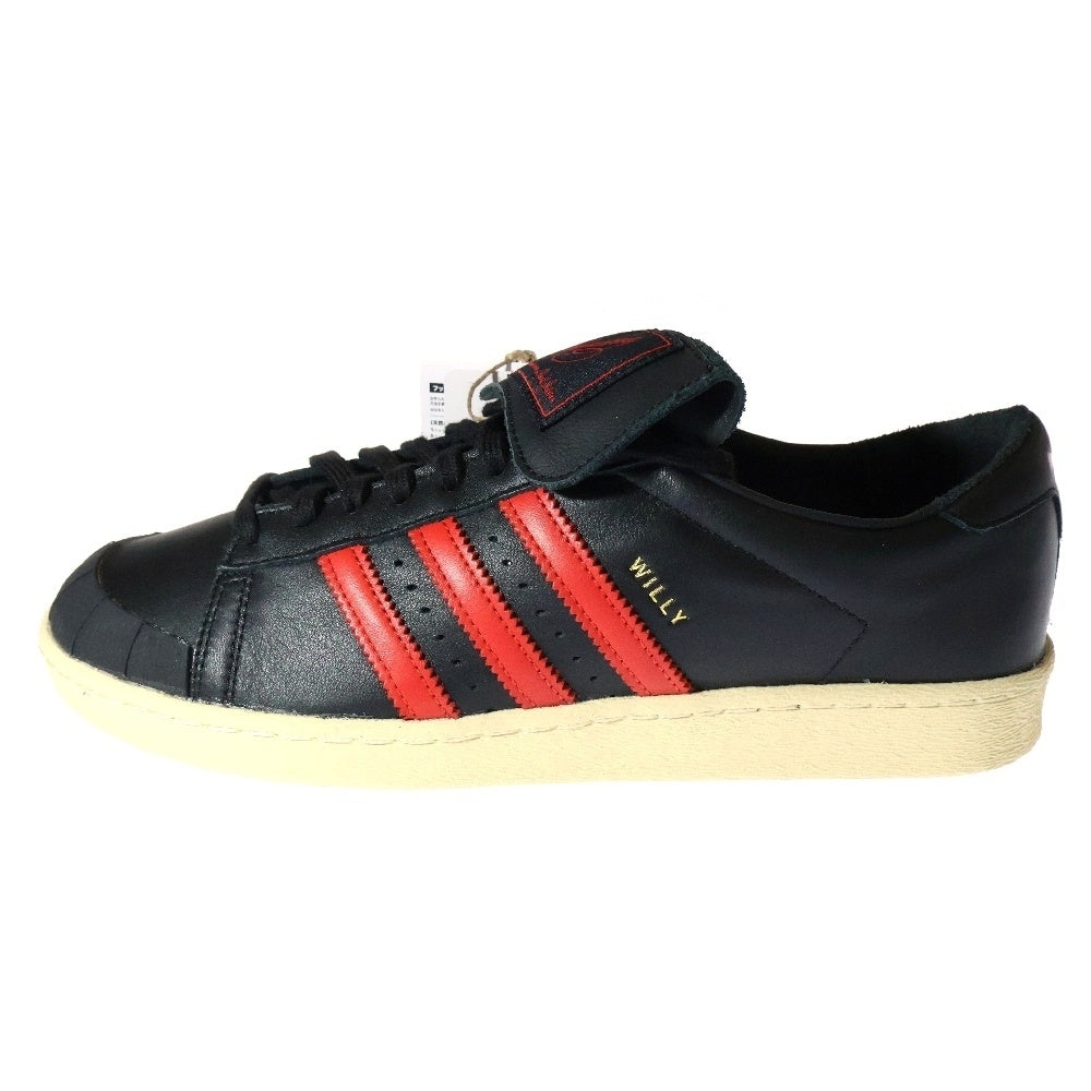 adidas(アディダス) CHAVARRIA JABBAR LOW CORE チャバリア ジャバー ローカットスニーカー JP6111 US9.5/27.5cm ブラック/レッド