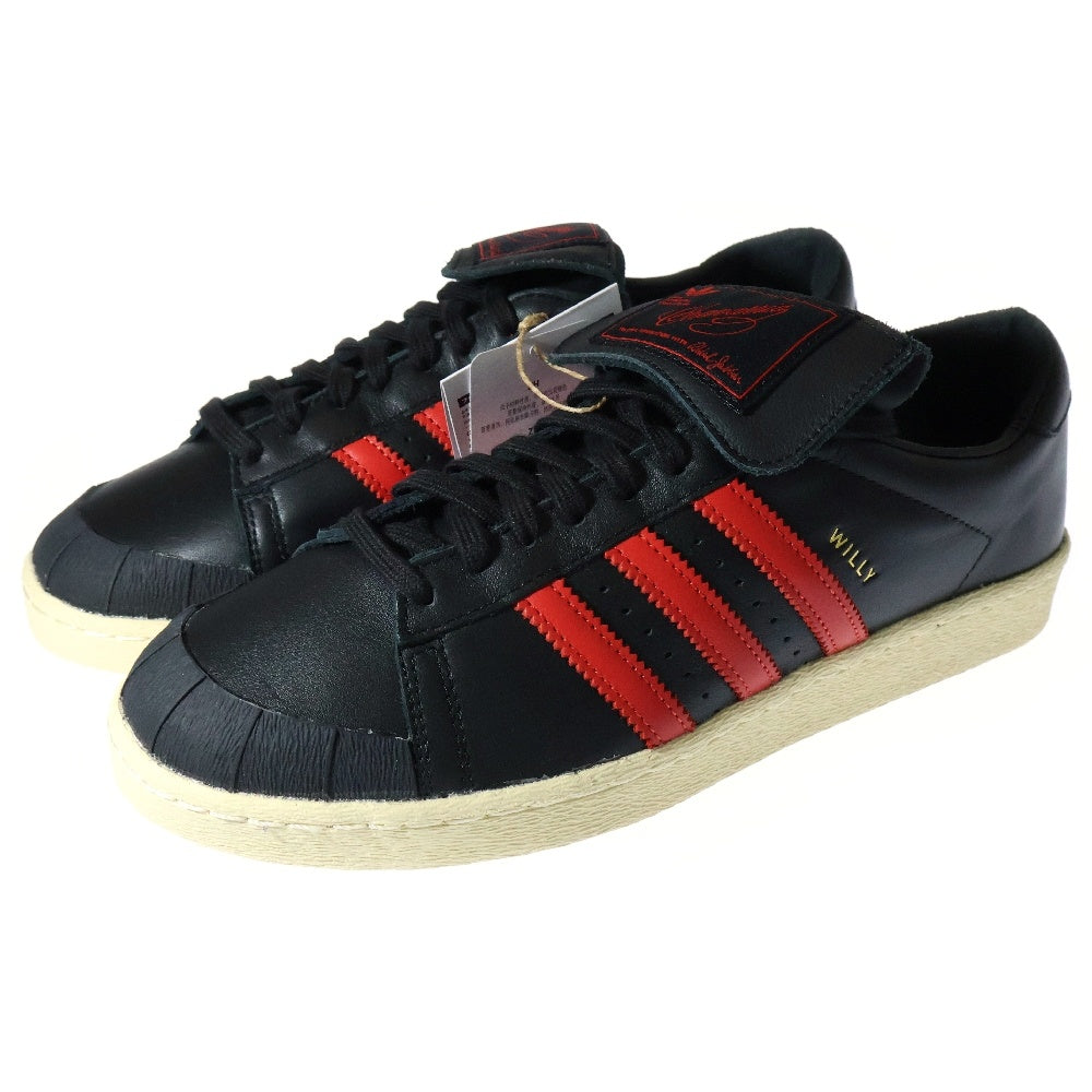adidas(アディダス) CHAVARRIA JABBAR LOW CORE チャバリア ジャバー ローカットスニーカー JP6111 US9.5/27.5cm ブラック/レッド