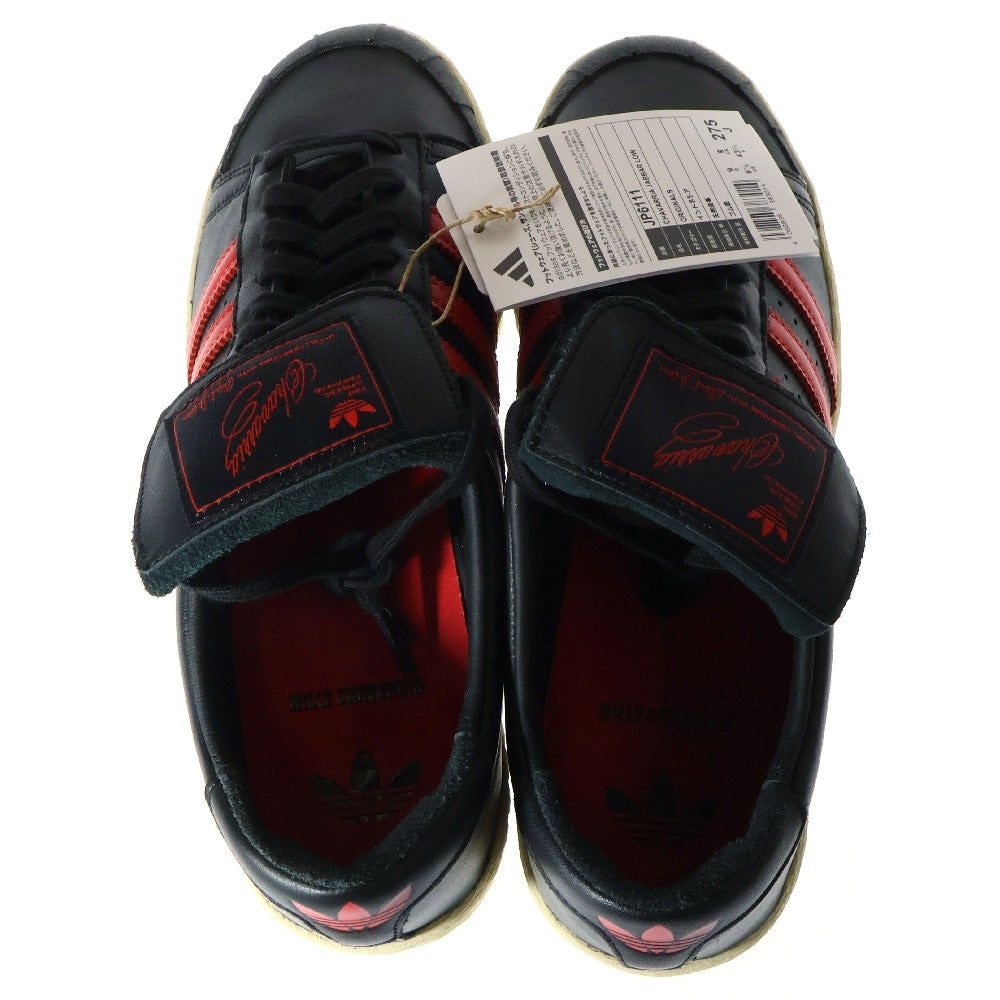 adidas(アディダス) CHAVARRIA JABBAR LOW CORE チャバリア ジャバー ローカットスニーカー JP6111 US9.5/27.5cm ブラック/レッド