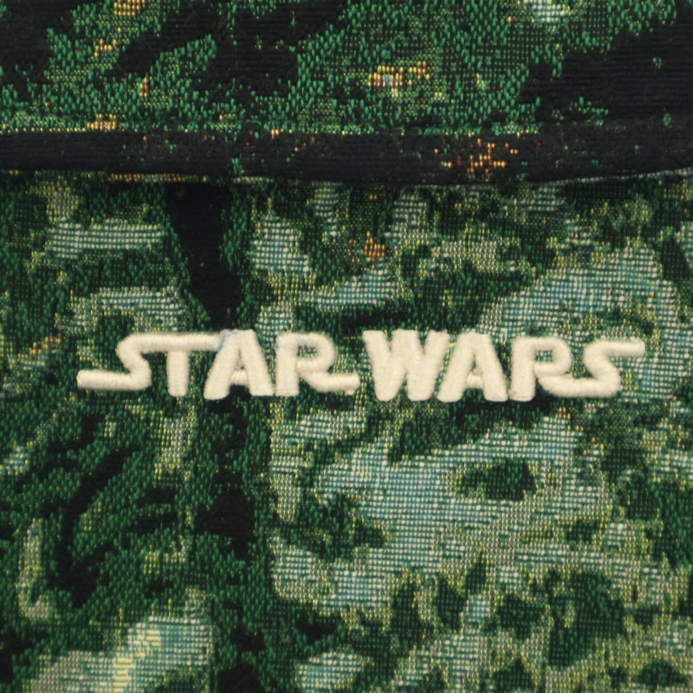 KITH(キス) ×Star Wars Endor Coaches Jacket スターウォーズ エンドアコーチジャケット フロントロゴ刺繍入りジャケット グリーン