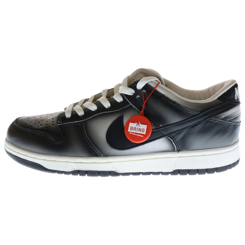 NIKE(ナイキ) 【観賞用2003年製】 ×ERIC HAZE DUNK LOW PREMIUM WHITE 306793-101 ダンクロー プレミアム エリックヘイズ US9.5/27.5cm ブラック/ホワイト
