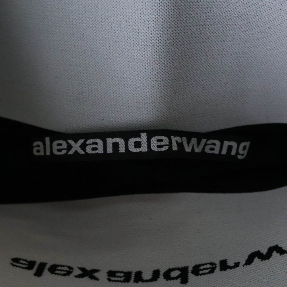 ALEXANDER WANG(アレキサンダーワン) ウエストロゴニットタイトスカート ショートスカート 1CC1225217 ブラック レディース