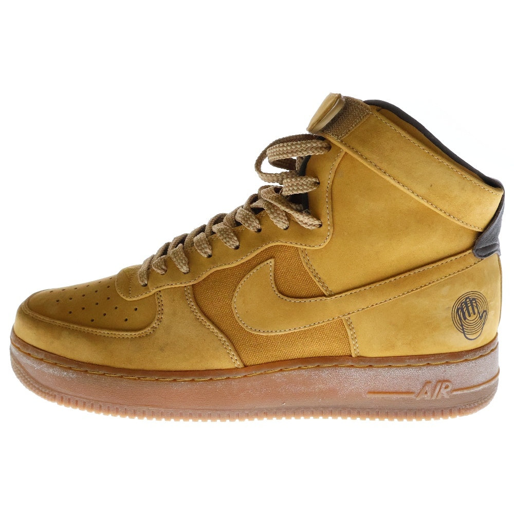 NIKE(ナイキ) 【観賞用2007年製】AIR FORCE 1 HI PREMIUM 318431-771 エアフォース1 ハイカットスニーカー ブラウン US11/29.0cm