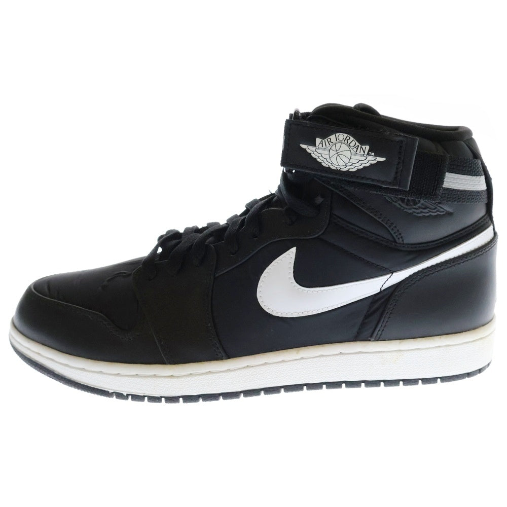 NIKE(ナイキ) 【観賞用2014年製】 AIR JORDAN 1 HIGH STRAP エアジョーダン1 ハイカットスニーカー ブラック US11/29.0cm