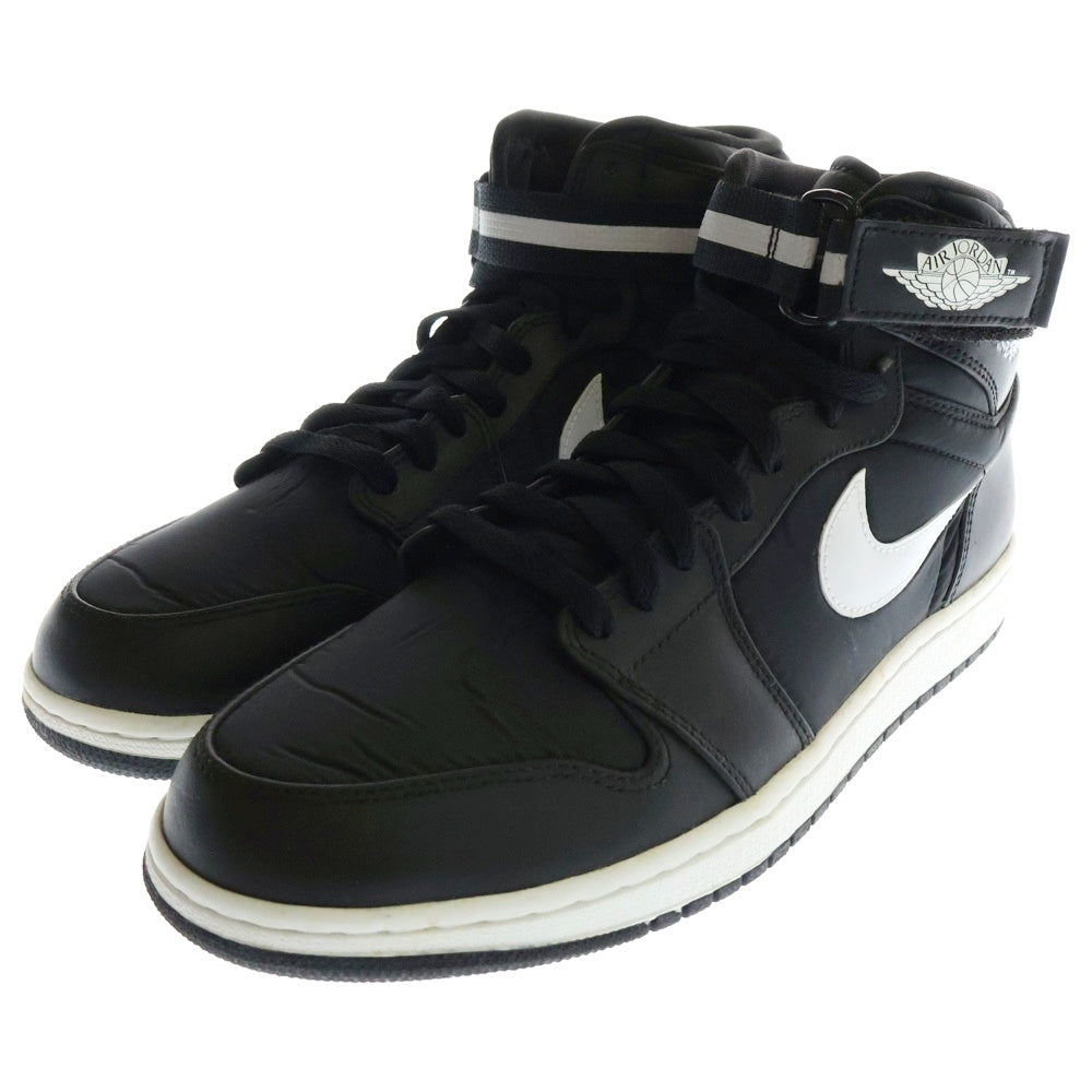 NIKE(ナイキ) 【観賞用2014年製】 AIR JORDAN 1 HIGH STRAP エアジョーダン1 ハイカットスニーカー ブラック US11/29.0cm