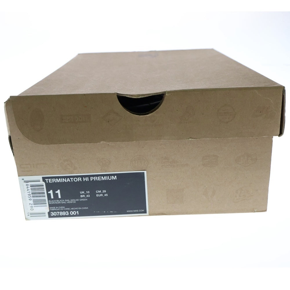 NIKE(ナイキ) 【観賞用2009年製】 TERMINATOR HI PREMIUM 3GX SERIES ターミネーターハイ ハイカットスニーカー 307893-001 US11/29cm ブラック