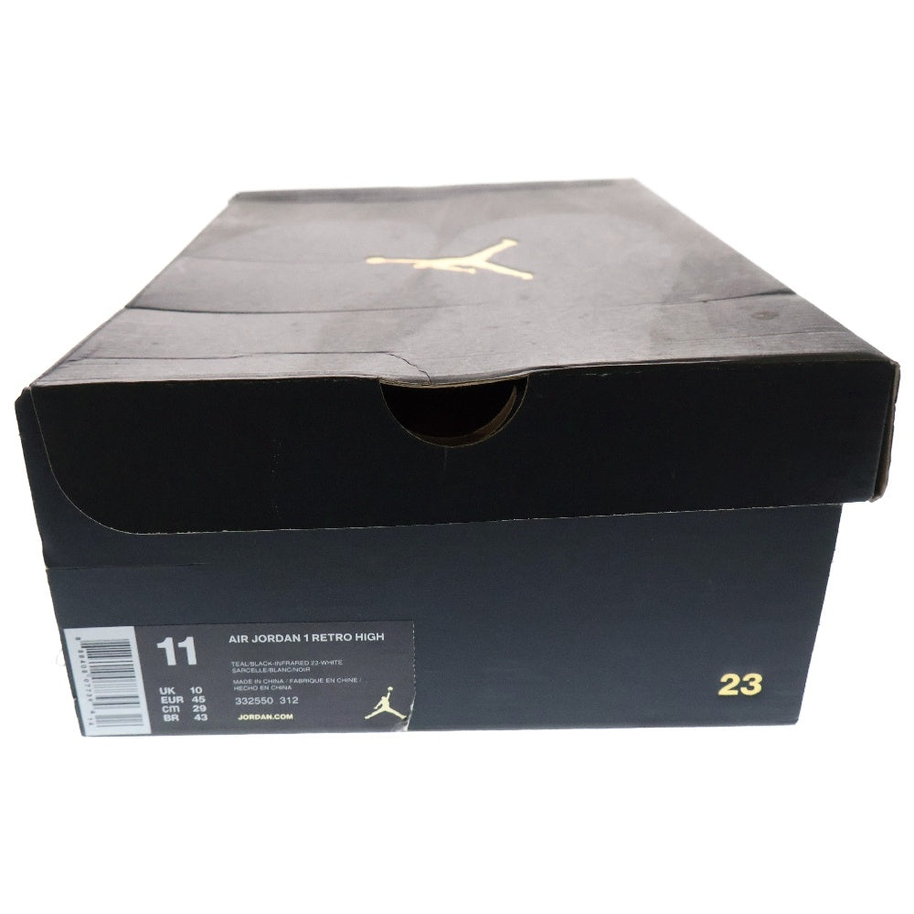 NIKE(ナイキ) AIR JORDAN 1 RETRO HIGH エアジョーダン1 レトロハイ ハイカットスニーカー 332550-312 US11/29.0cm オレンジ/グリーン