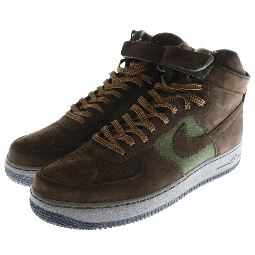 NIKE(ナイキ) 【観賞用2007年製】 AIR FORCE 1 HI PREMIUM 318431-321 エアフォース1 ハイカットスニーカー ブラウン US11/29.0cm