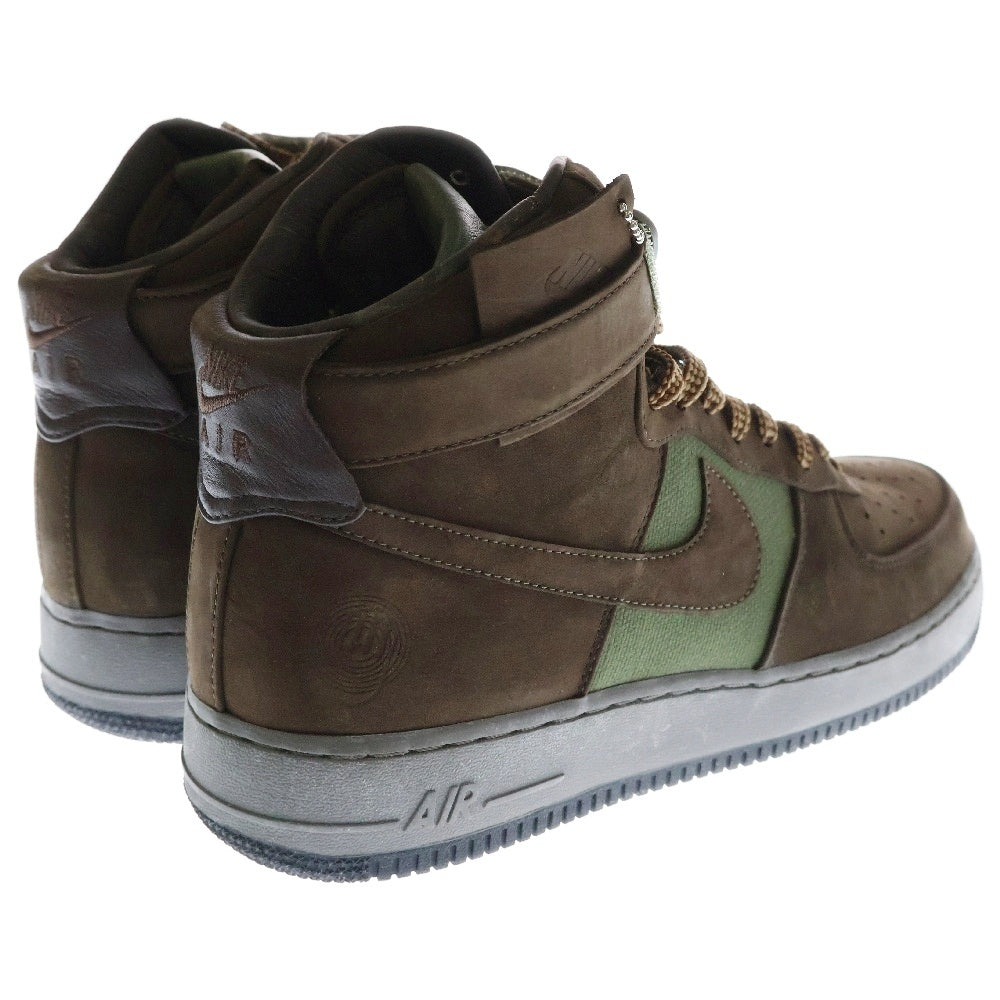 NIKE(ナイキ) 【観賞用2007年製】 AIR FORCE 1 HI PREMIUM 318431-321 エアフォース1 ハイカットスニーカー ブラウン US11/29.0cm