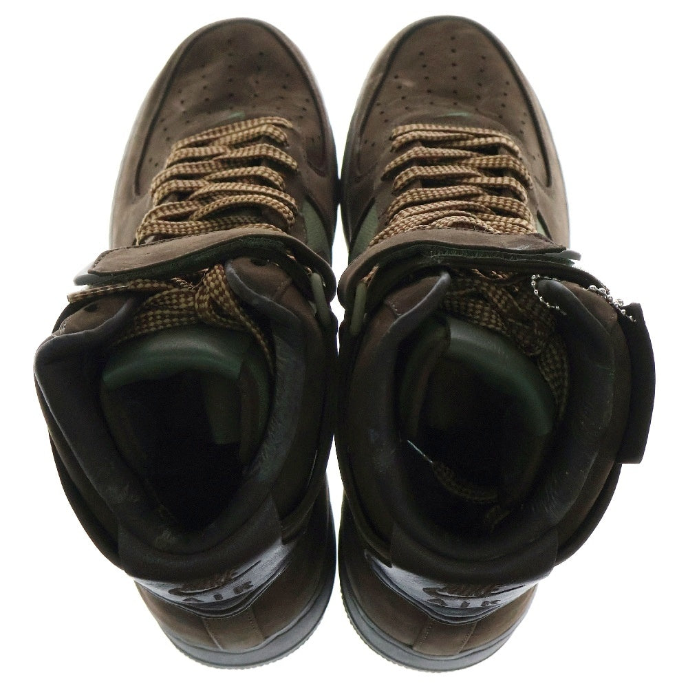 NIKE(ナイキ) 【観賞用2007年製】 AIR FORCE 1 HI PREMIUM 318431-321 エアフォース1 ハイカットスニーカー ブラウン US11/29.0cm