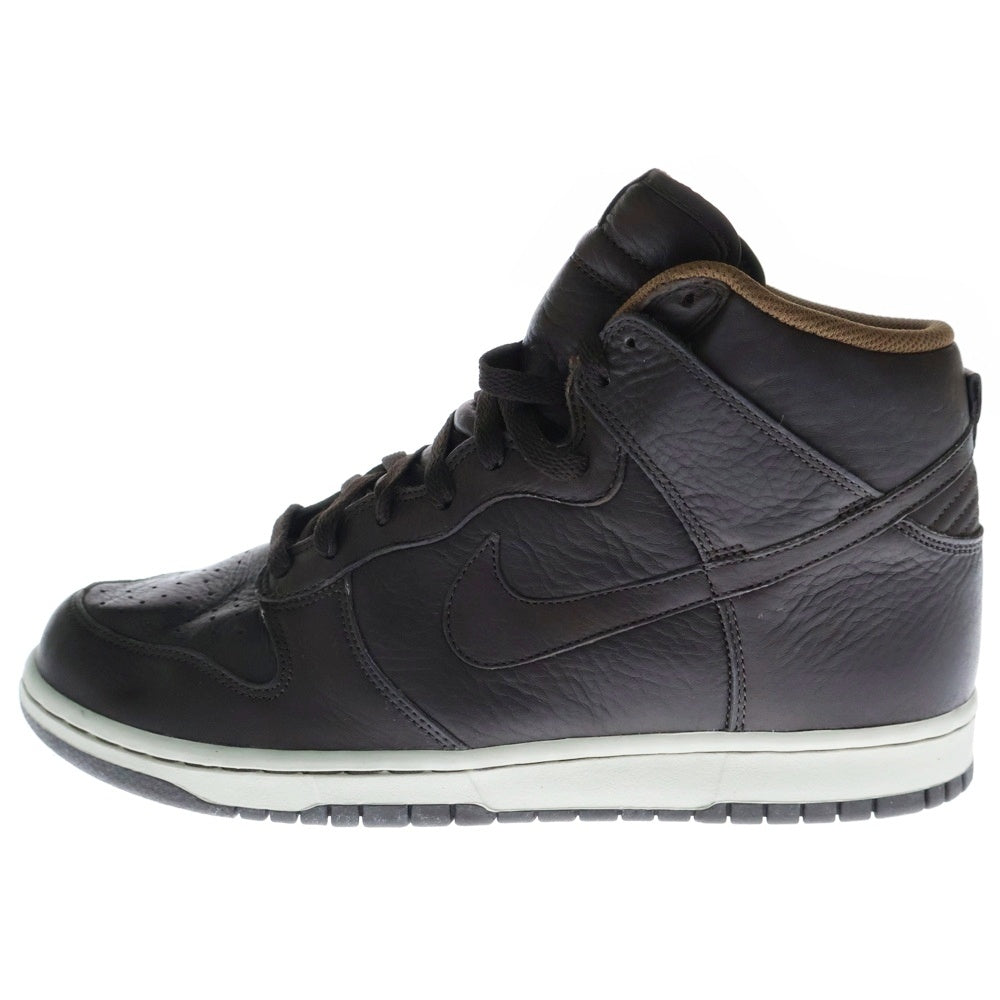 NIKE(ナイキ) 【観賞用2006年製】DUNK HIGH PREMIUM ダンクハイプレミアム ハイカットスニーカー 312786-222 US11/29.0cm ブラウン