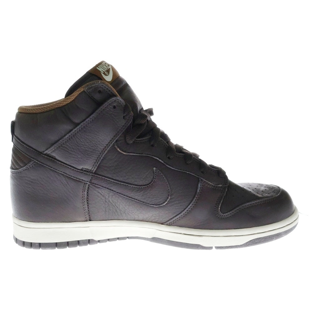 NIKE(ナイキ) 【観賞用2006年製】DUNK HIGH PREMIUM ダンクハイプレミアム ハイカットスニーカー 312786-222 US11/29.0cm ブラウン