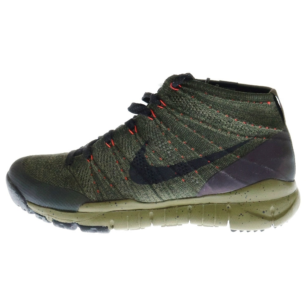 NIKE(ナイキ) 【観賞用2015年製】FLYKNIT TRNR CHUKKA FSB 805092-300 フライニット トレイナー チャッカ ローカットスニーカー カーキ US11/29.0cm