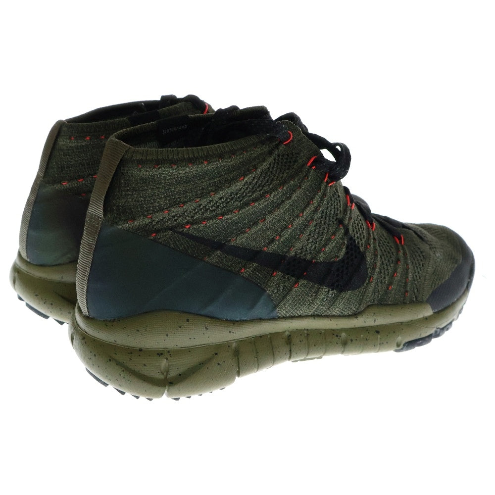NIKE(ナイキ) 【観賞用2015年製】FLYKNIT TRNR CHUKKA FSB 805092-300 フライニット トレイナー チャッカ ローカットスニーカー カーキ US11/29.0cm