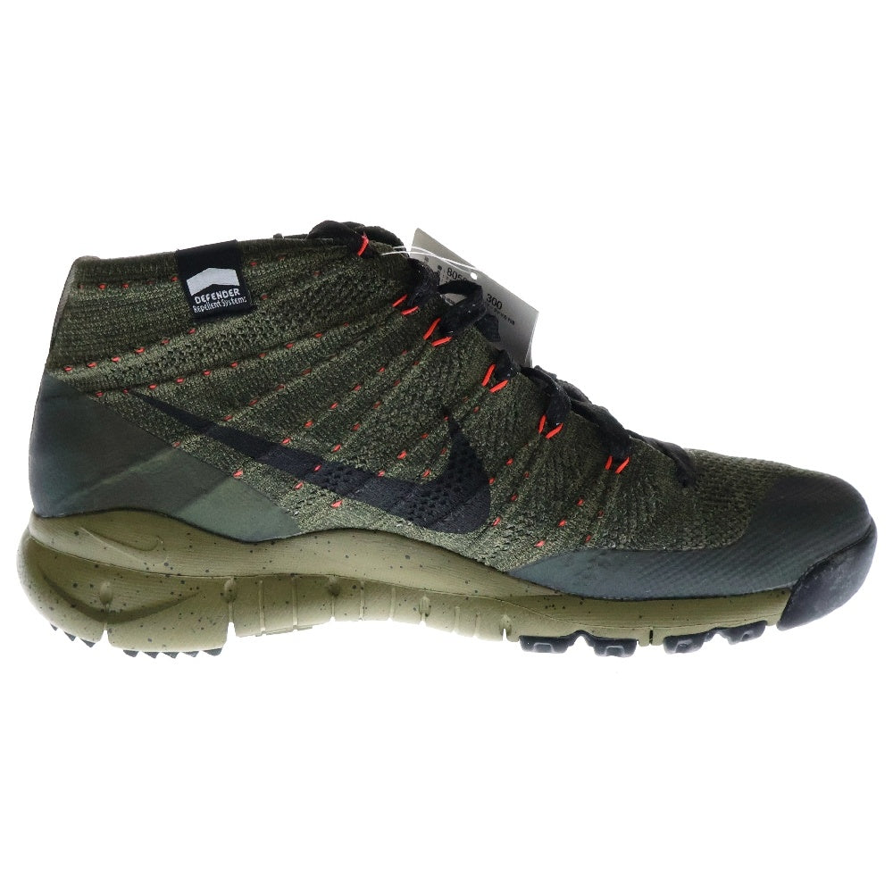 NIKE(ナイキ) 【観賞用2015年製】FLYKNIT TRNR CHUKKA FSB 805092-300 フライニット トレイナー チャッカ ローカットスニーカー カーキ US11/29.0cm