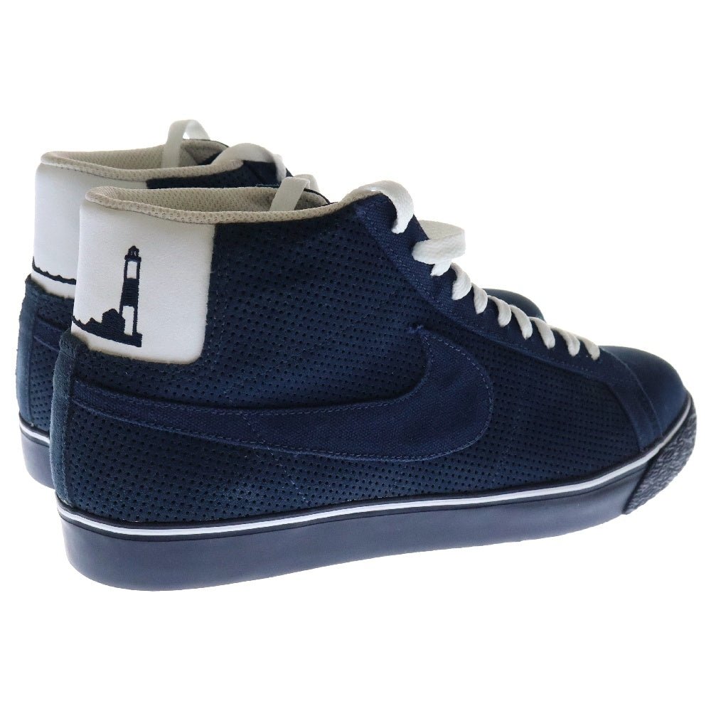 NIKE SB(ナイキエスビー) 【観賞用2010年製】BLAZER PREMIUM SB ブレザープレミアム ハイカットスニーカー 314070-401 US11/29.0cm ネイビー