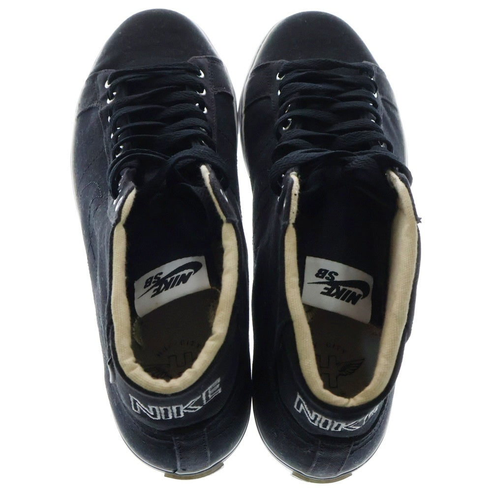 NIKE SB(ナイキエスビー) 【観賞用2009年製】BLAZER SB PREMIUM SE 384387-001 ブレザー ミッドカットスニーカー ブラック US11/29.0cm