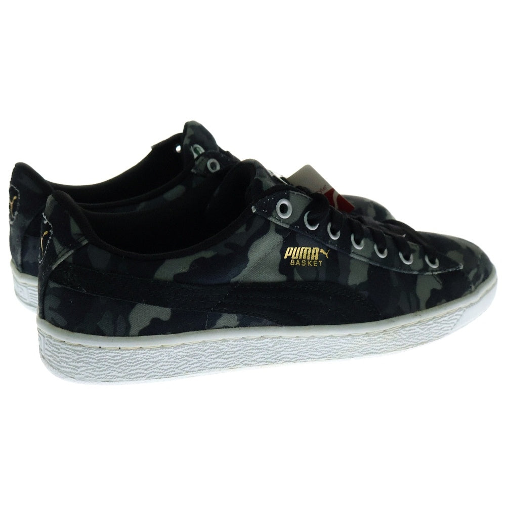 PUMA(プーマ) BASKET CANVAS バスケットキャンバス ローカットスニーカー 358630-02 US11/29.0cm グリーン