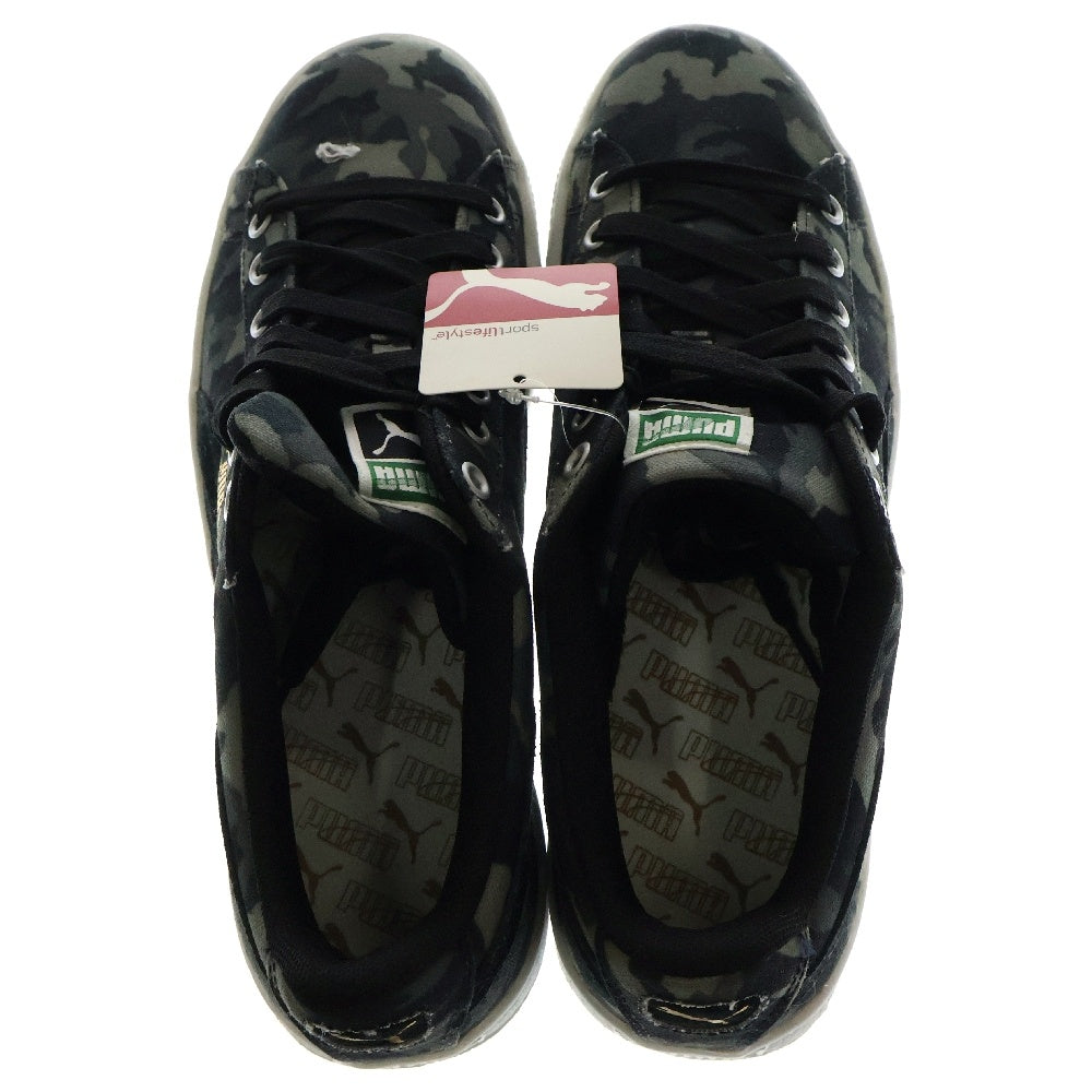 PUMA(プーマ) BASKET CANVAS バスケットキャンバス ローカットスニーカー 358630-02 US11/29.0cm グリーン