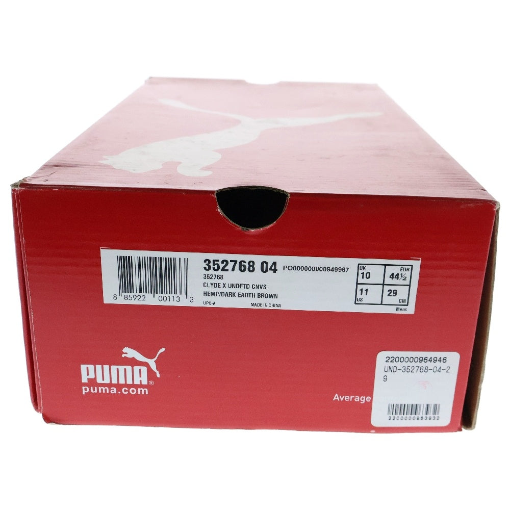PUMA(プーマ) ×UNDEFEATED CLYDE アンディフィーテッド クライド ローカットスニーカー 352768-04 US11/29.0cm ベージュ