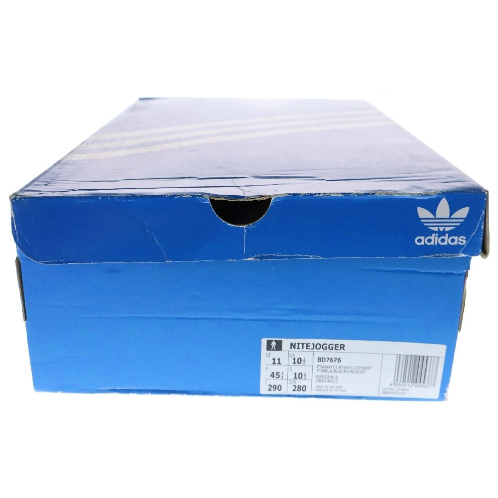 adidas(アディダス) NITE JOGGER BD7676 ナイト ジョガー ローカットスニーカー ホワイト US11/29.0cm