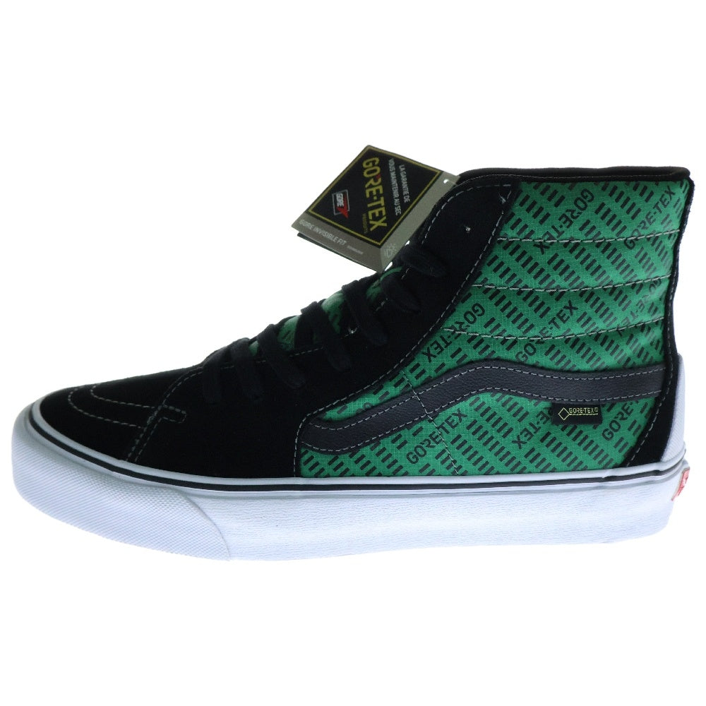 VANS(ヴァンズ) VAULT UA SK8-HI GORE-TEX VN0A4P3HYJ7 ヴォルト スケート ゴアテックス ハイカットスニーカー ブラック/グリーン US11/29.0cm