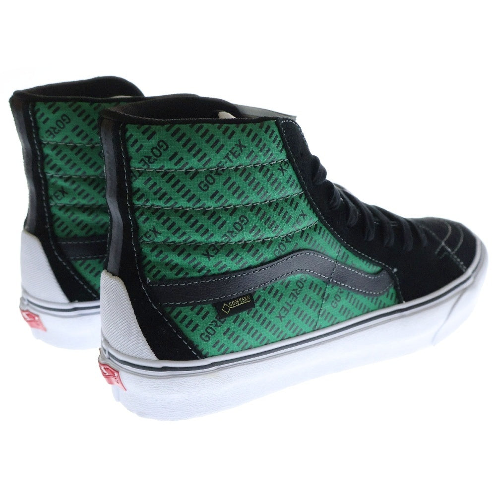 VANS(ヴァンズ) VAULT UA SK8-HI GORE-TEX VN0A4P3HYJ7 ヴォルト スケート ゴアテックス ハイカットスニーカー ブラック/グリーン US11/29.0cm