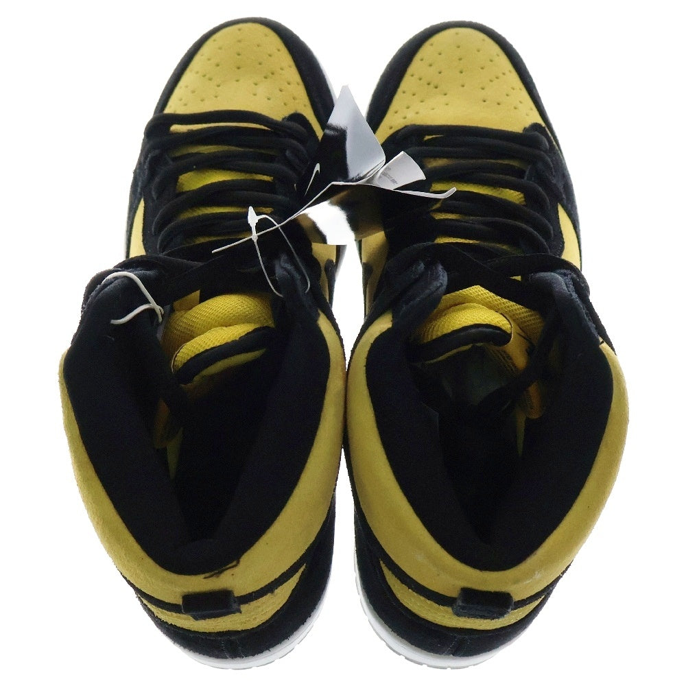 NIKE SB(ナイキエスビー) DUNK HIGH MAIZE AND BLACK DB1640-001 ダンク ハイカットスニーカー ブラック/イエロー US11/29.0cm