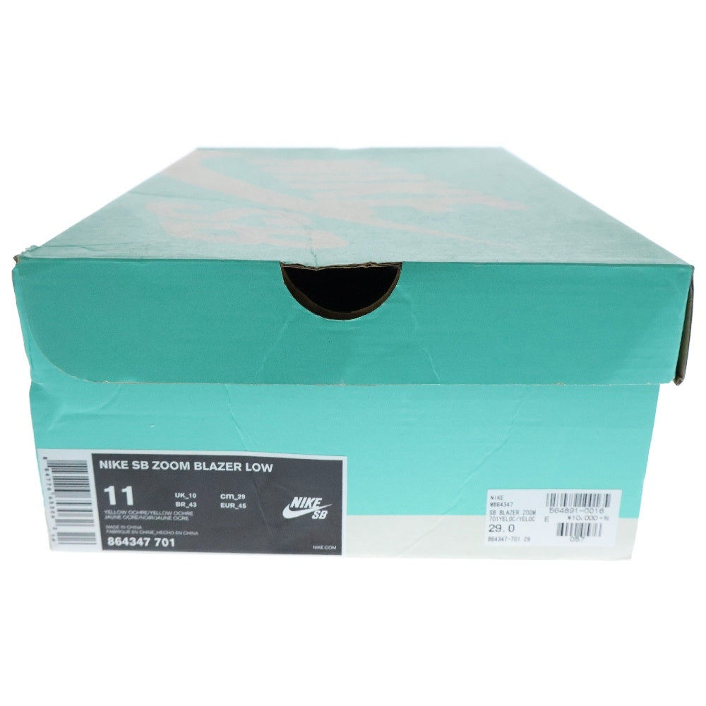 NIKE SB(ナイキエスビー) SB ZOOM BLAZER LOW ズームブレーザー ローカットスニーカー 864347-701 US11/29.0cm イエロー