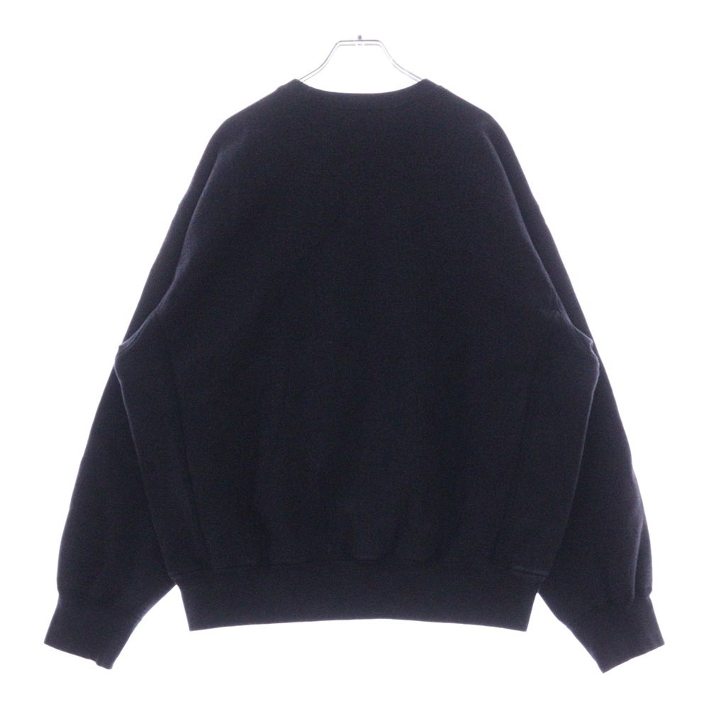 SUPREME(シュプリーム) 25SS Washed Box Logo Crewneck ウォッシュ加工 ボックスロゴ クルーネック トレーナー ブラック