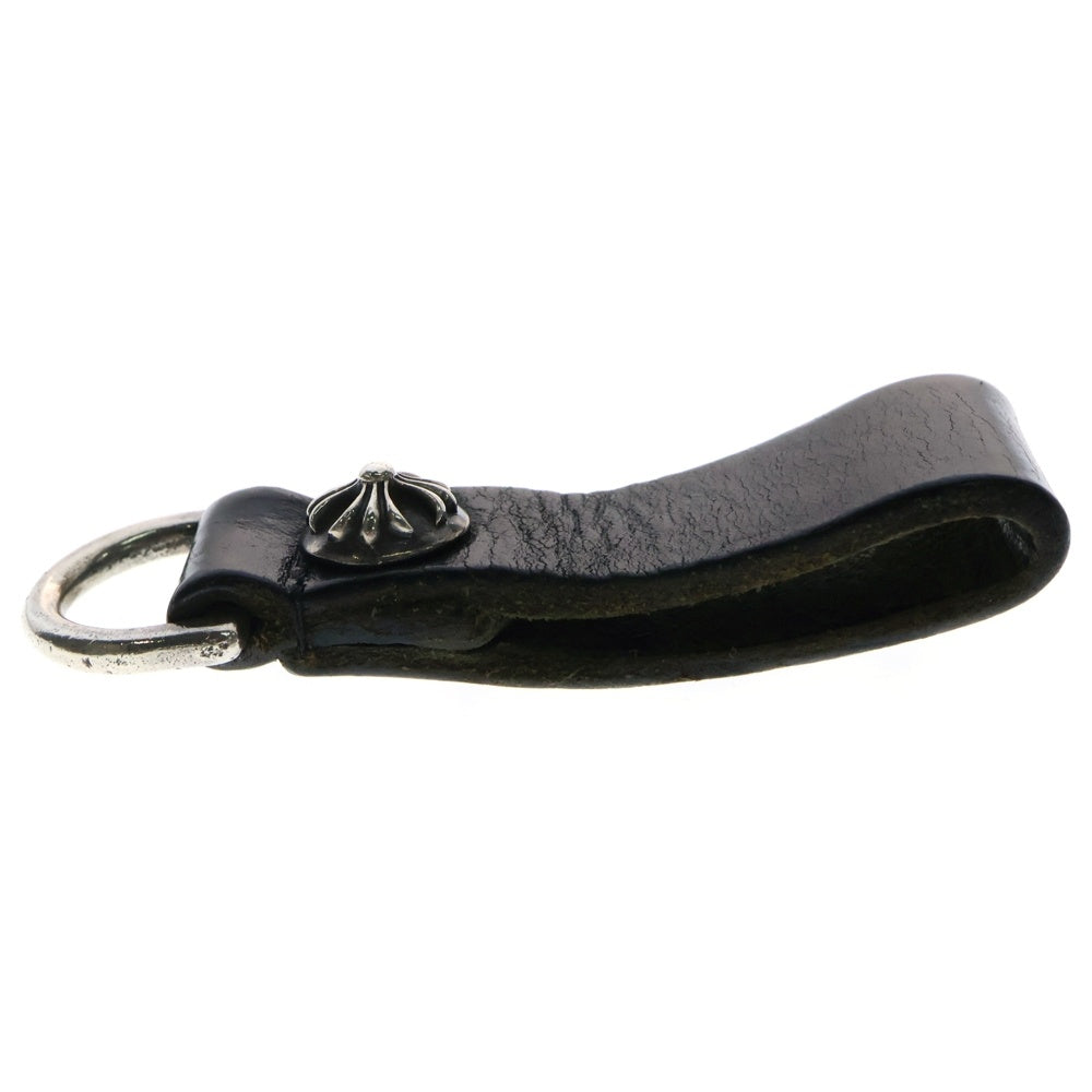 CHROME HEARTS(クロムハーツ) BELT LOOP D RING Dリング クロスボールベルトループ ブラック/シルバー BCA415