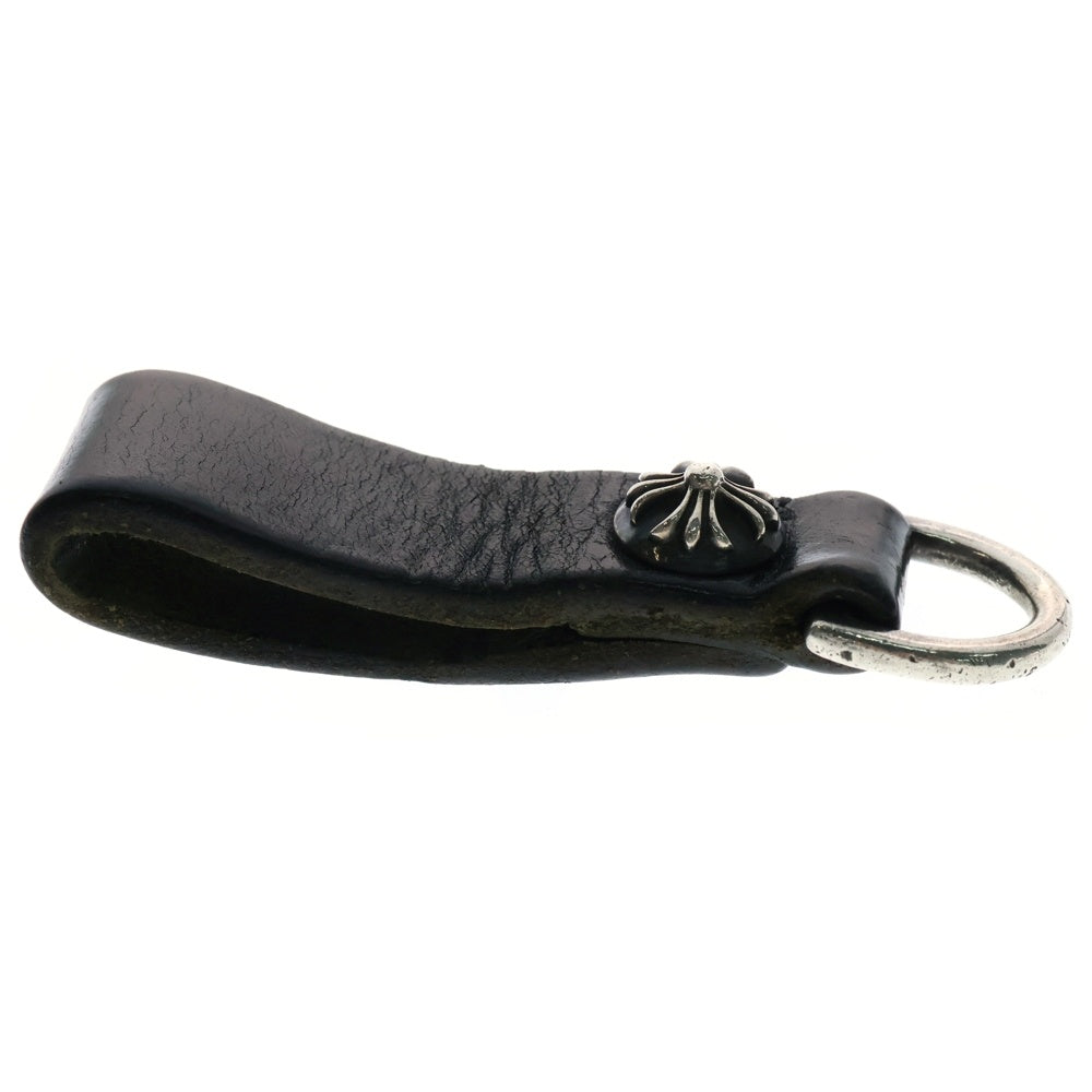 CHROME HEARTS(クロムハーツ) BELT LOOP D RING Dリング クロスボールベルトループ ブラック/シルバー BCA415