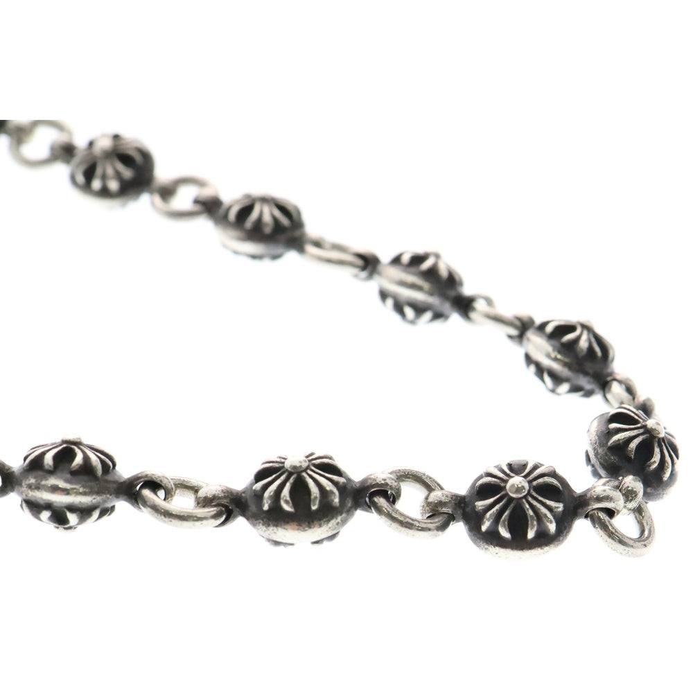 CHROME HEARTS(クロムハーツ) 2BALL SHORT-S/1クリップショート#2クロスボール ウォレットチェーン シルバー BCA063