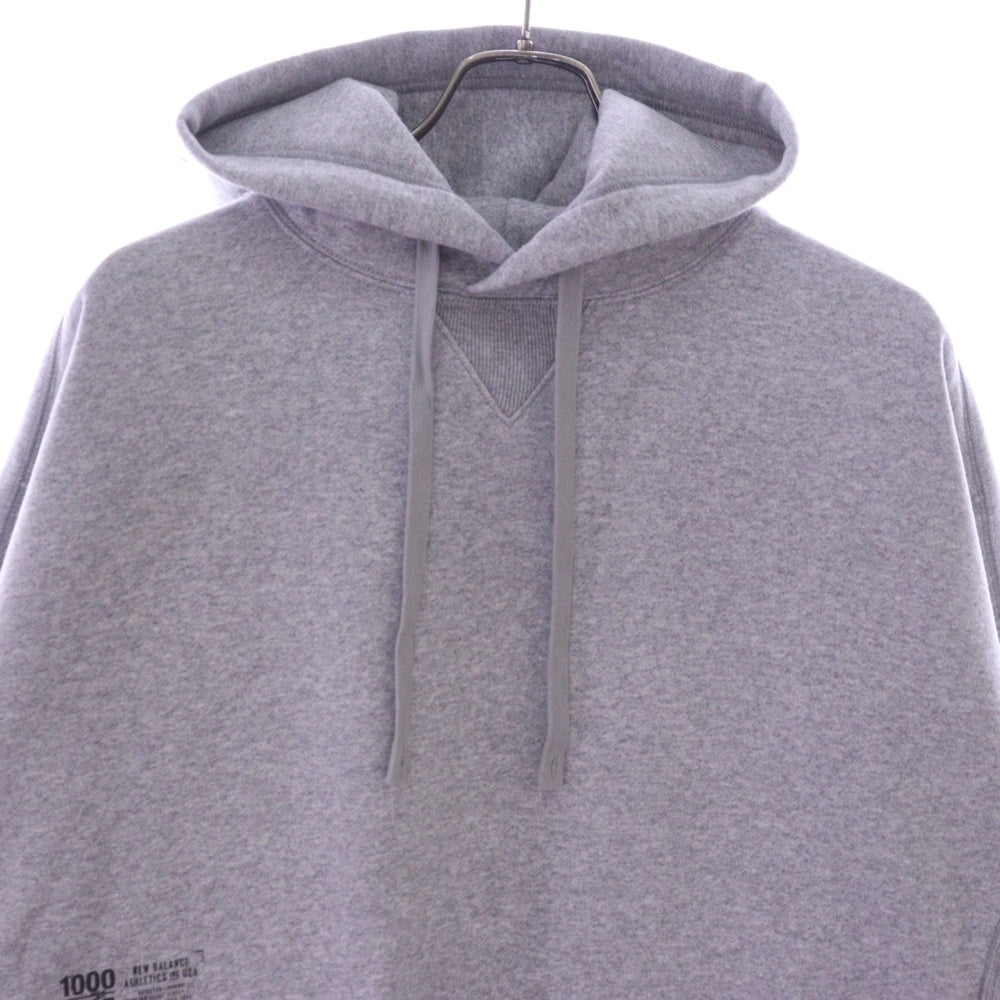 New Balance(ニューバランス) Hoodie Regular Fit フーディレギュラーフィット プルオーバーパーカー AMT35097 グレー