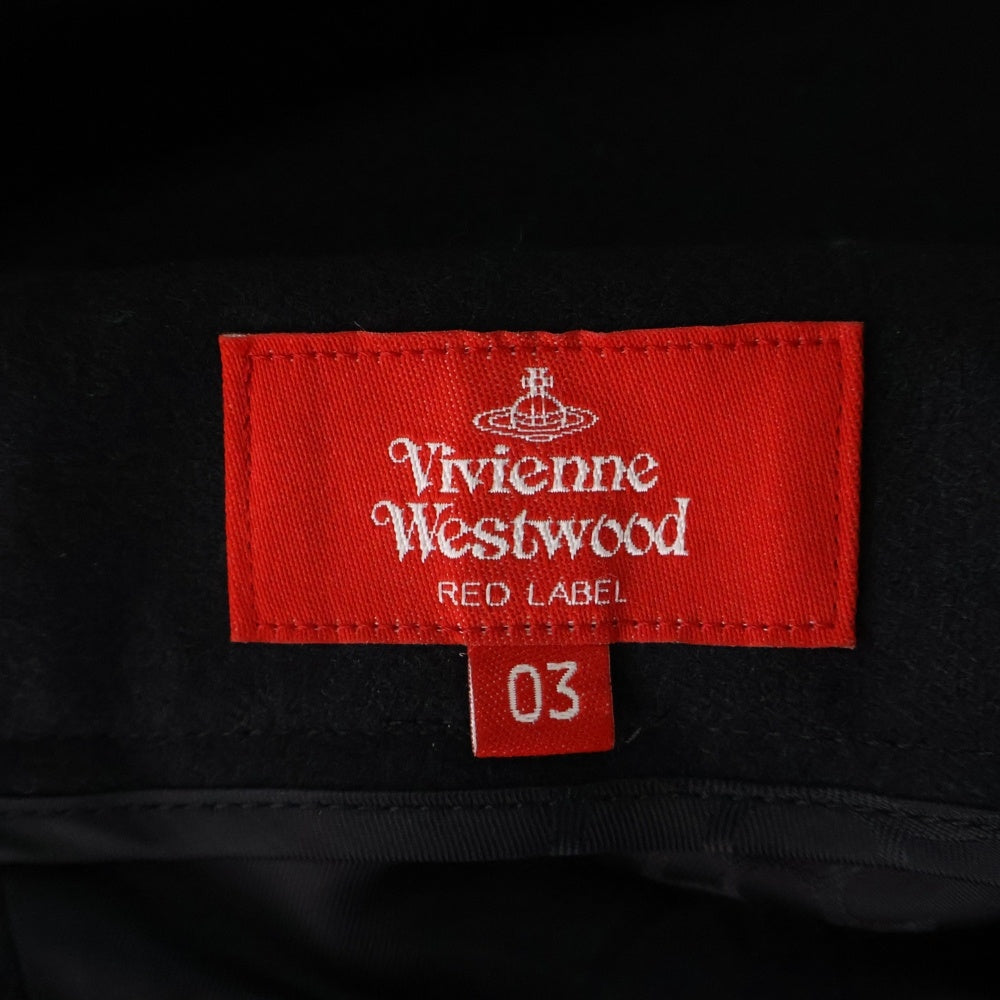 Vivienne Westwood Red Label(ヴィヴィアンウエストウッドレッドレーベル) ラップスカート ロゴボタン付きスカート 16-11-232001 ブラック レディース