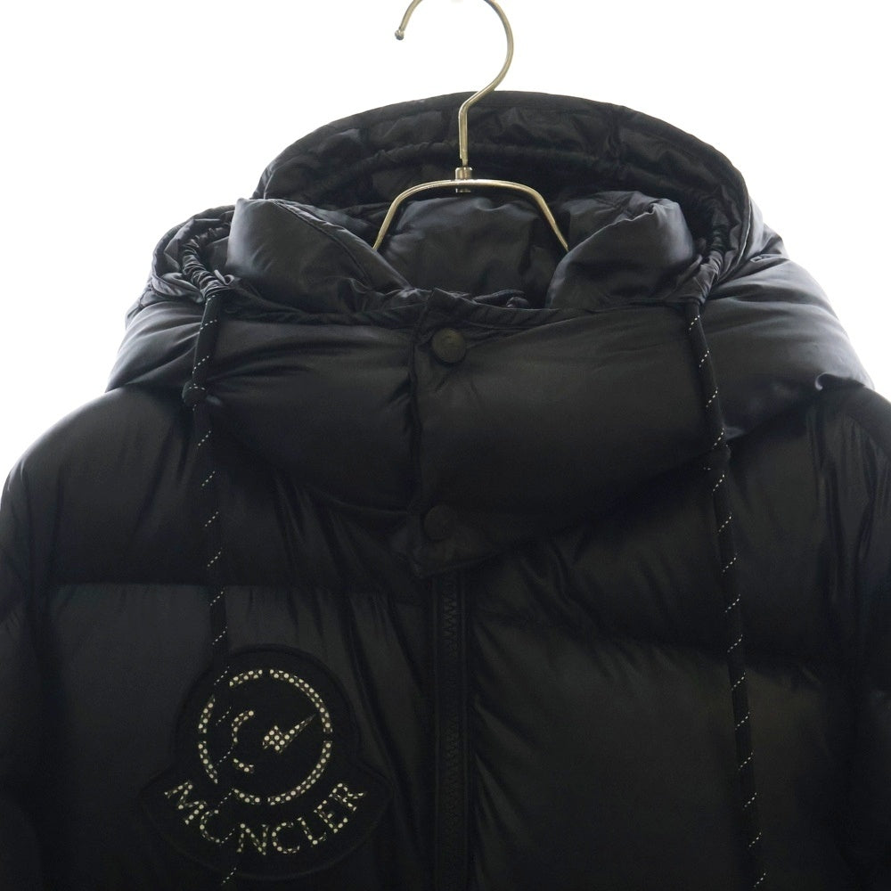 MONCLER(モンクレール) 21AW × FRAGMENT DESIGN HANTIUM JACKET G209U1A00017 × フラグメントデザイン バックプリント ダウンジャケット アウター ブラック