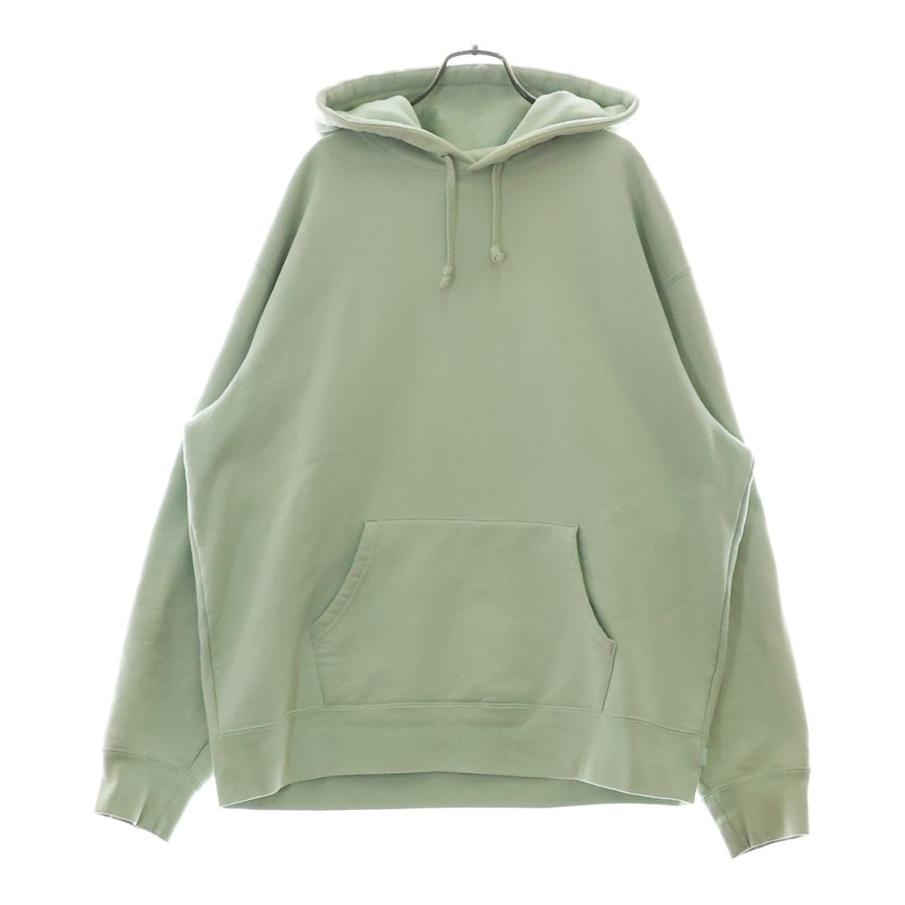 SUPREME(シュプリーム) 22AW Satin Applique Hooded Sweatshirt Mint サテンアップリケ バックロゴプルオーバーパーカー ミントグリーン
