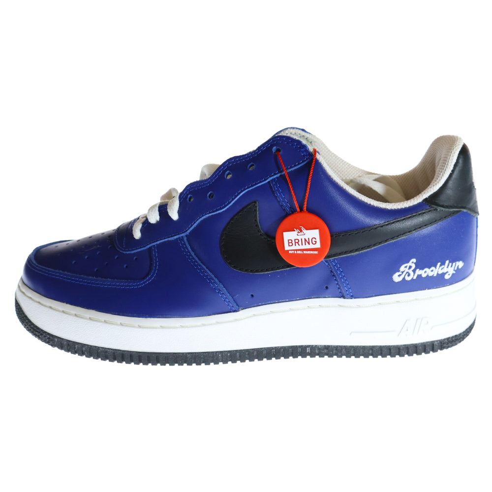 NIKE(ナイキ) 【観賞用2004年製】 AIR FORCE1 LOW BROOKLYN 306353-401 国内未発売 エアフォース1 ブルックリン ローカットスニーカー US10/28cm ブルー