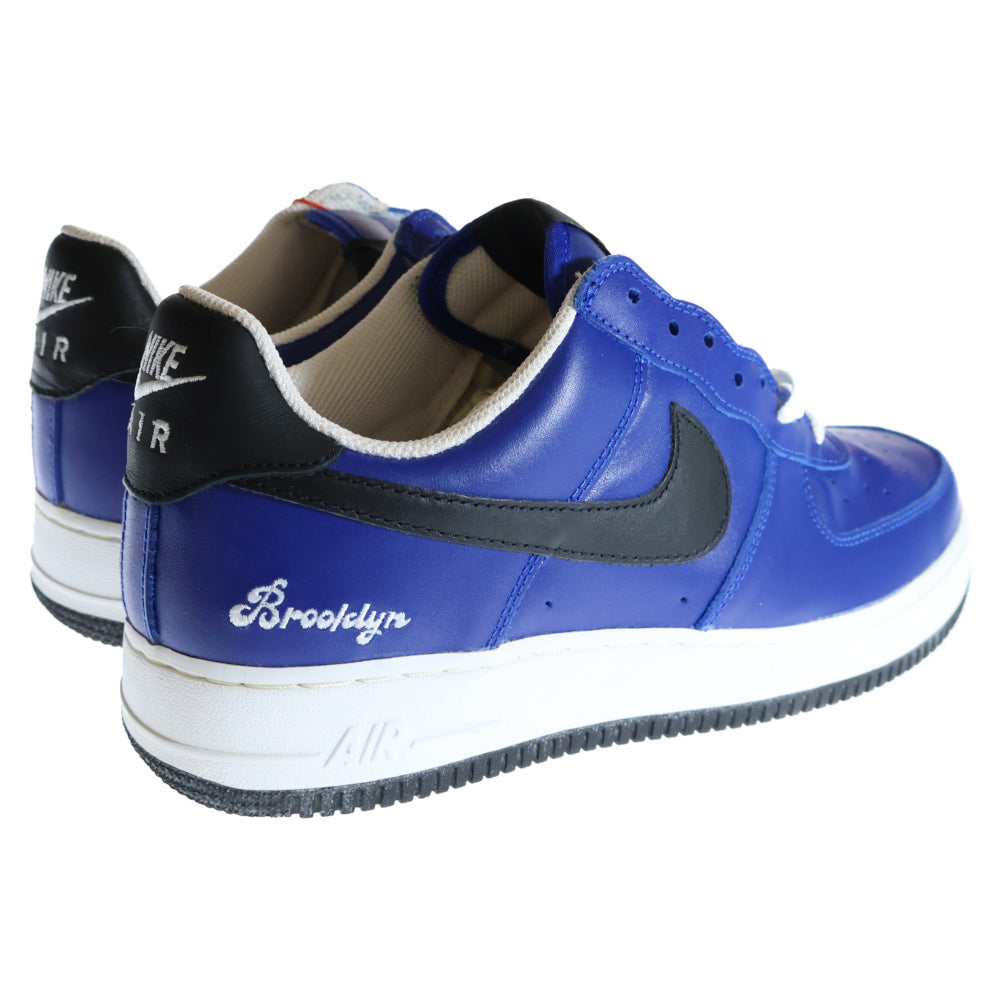 NIKE(ナイキ) 【観賞用2004年製】 AIR FORCE1 LOW BROOKLYN 306353-401 国内未発売 エアフォース1 ブルックリン ローカットスニーカー US10/28cm ブルー