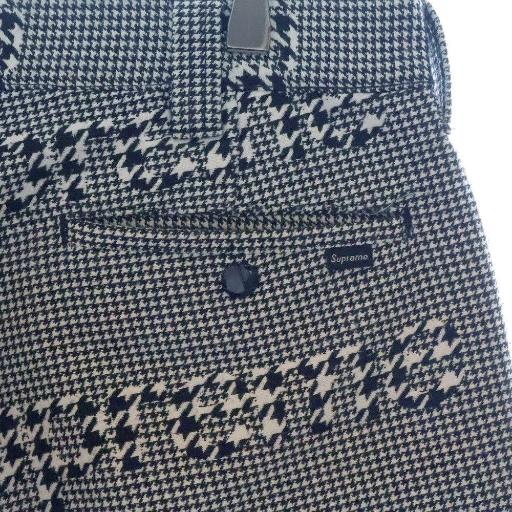 SUPREME(シュプリーム) 20AW Work Pant Black Houndstooth ワークパンツ ブラックハウンドトゥース