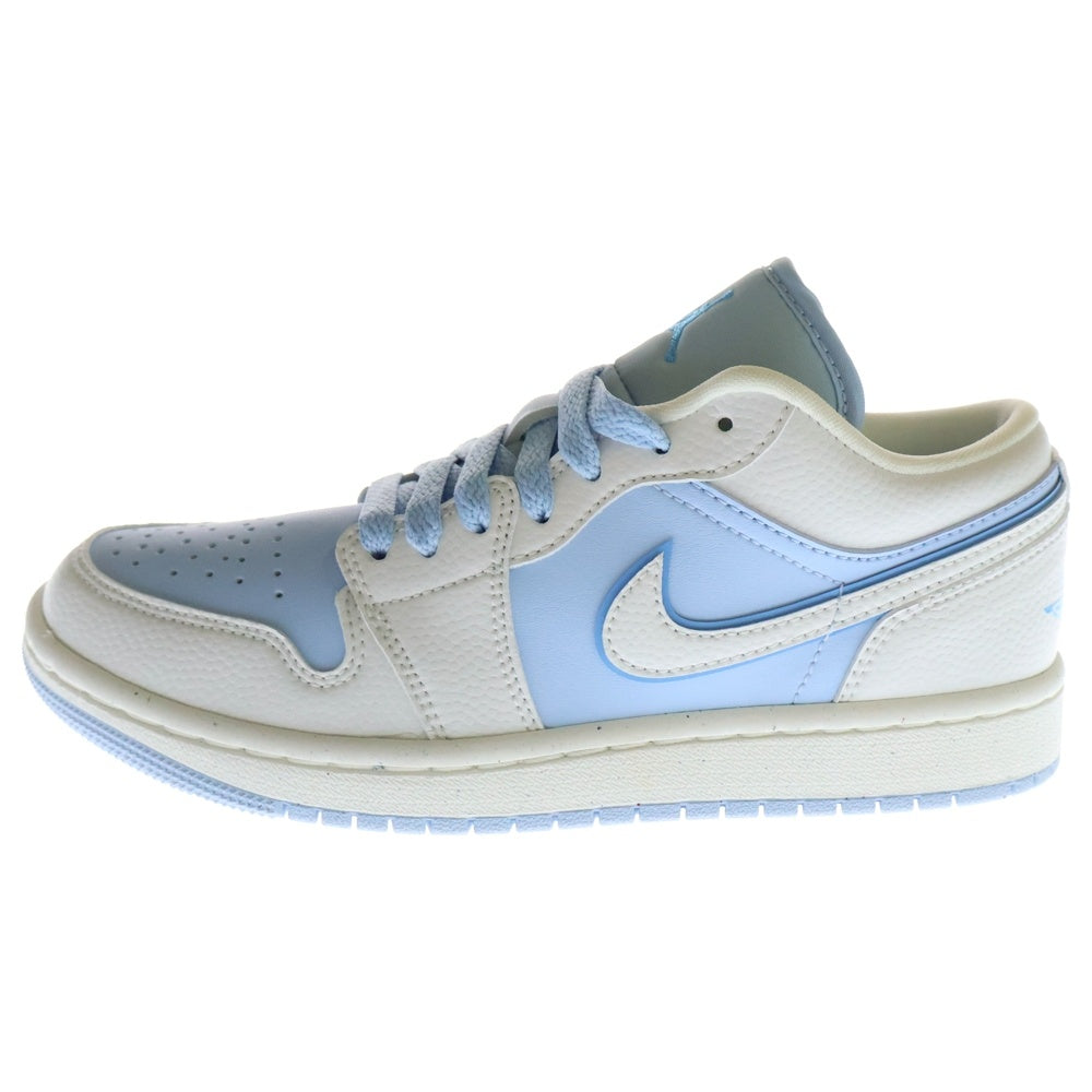 NIKE(ナイキ) WMNS AIR JORDAN 1 LOW REVERCE ICE BLUE ウィメンズ エアジョーダン1 ロー バースアイスブルー ローカットスニーカー US6/23.0cm DV1299-104 レディース