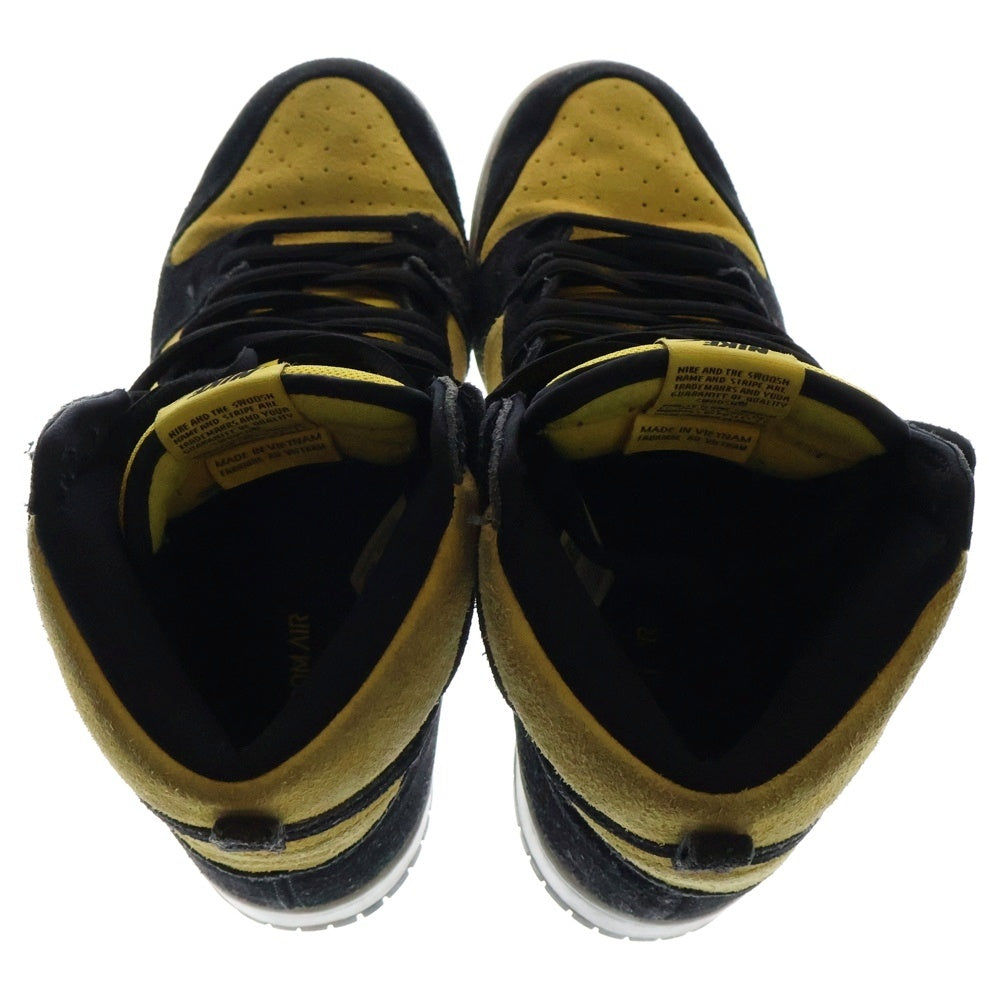 NIKE SB(ナイキエスビー) DUNK HIGH MAIZE AND BLACK ダンク ハイカットスニーカー DB1640-001 US10/28.0cm ブラック/イエロー
