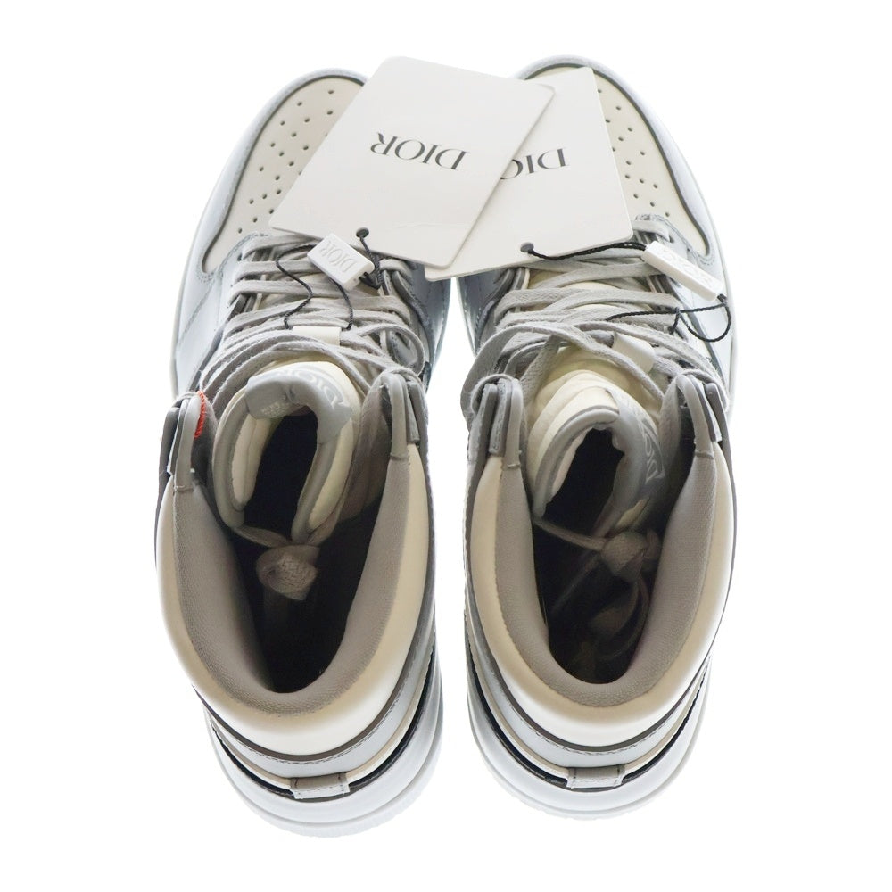 NIKE(ナイキ) ×DIOR AIR JORDAN 1 HIGH OG CN8607-002 ディオール エアジョーダン1 ハイカットスニーカー ホワイト/グレー US10.5/28.5cm