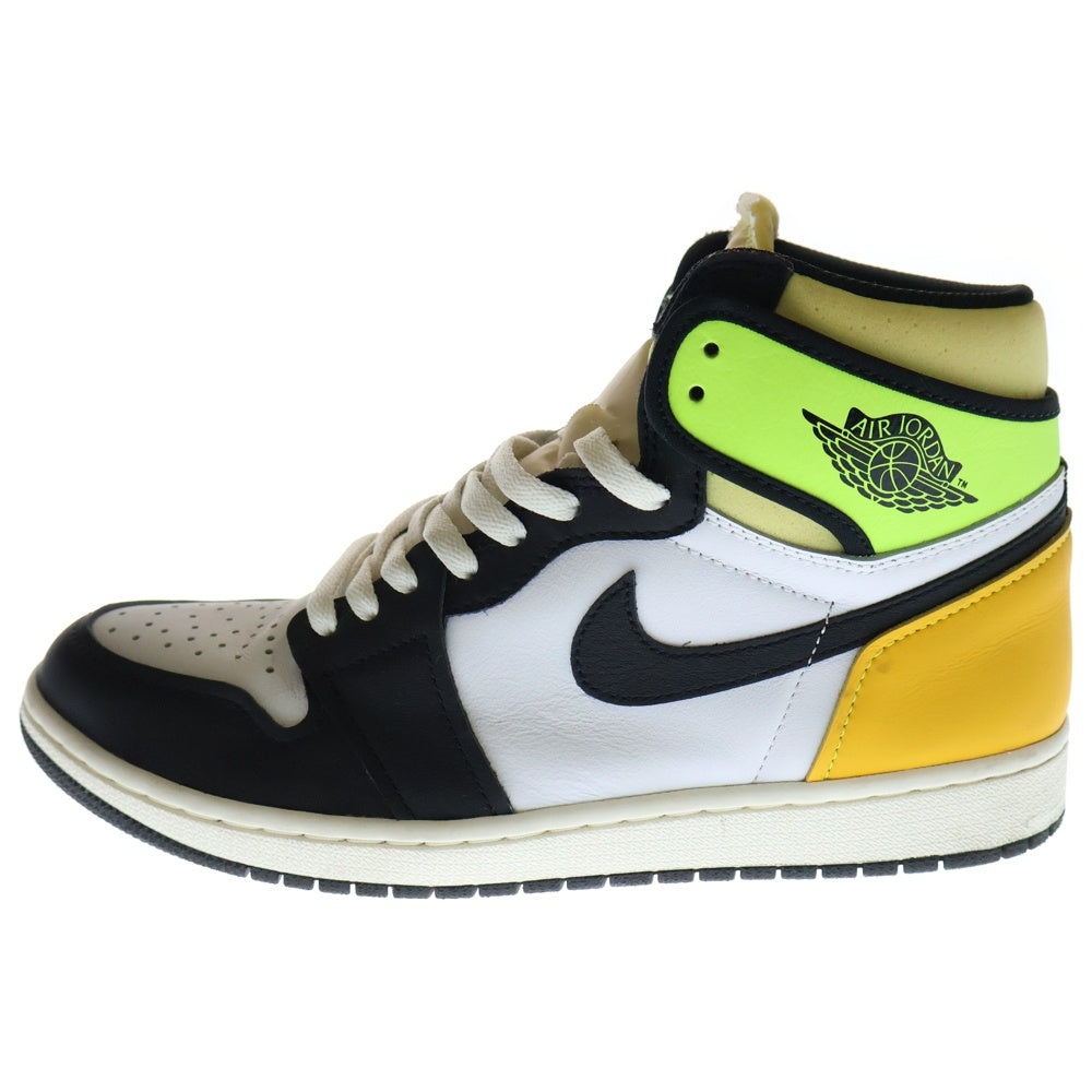 NIKE(ナイキ) AIR JORDAN 1 RETRO HIGH OG Volt Gold エアジョーダン1 ボルト ハイカットスニーカー 555088-118 US10/28cm ホワイト/イエロー
