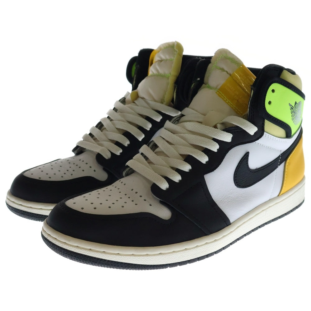 NIKE(ナイキ) AIR JORDAN 1 RETRO HIGH OG Volt Gold エアジョーダン1 ボルト ハイカットスニーカー 555088-118 US10/28cm ホワイト/イエロー