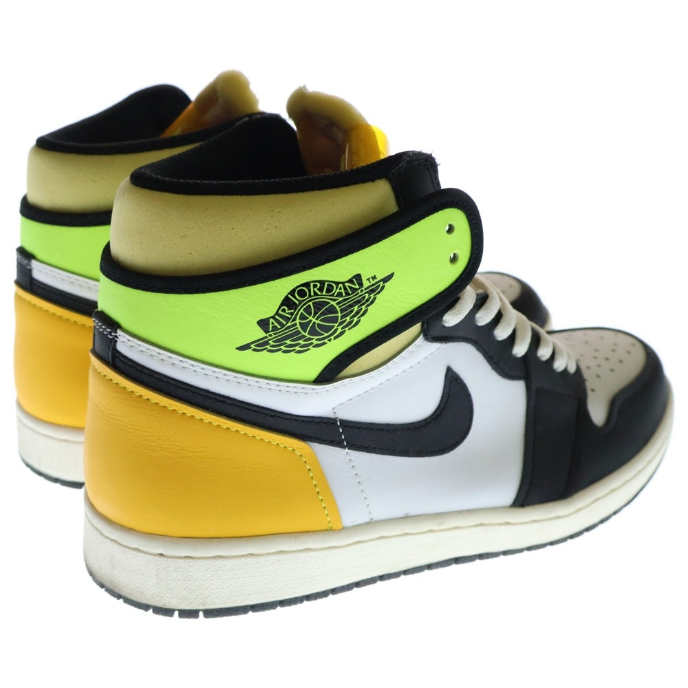 NIKE(ナイキ) AIR JORDAN 1 RETRO HIGH OG Volt Gold エアジョーダン1 ボルト ハイカットスニーカー 555088-118 US10/28cm ホワイト/イエロー