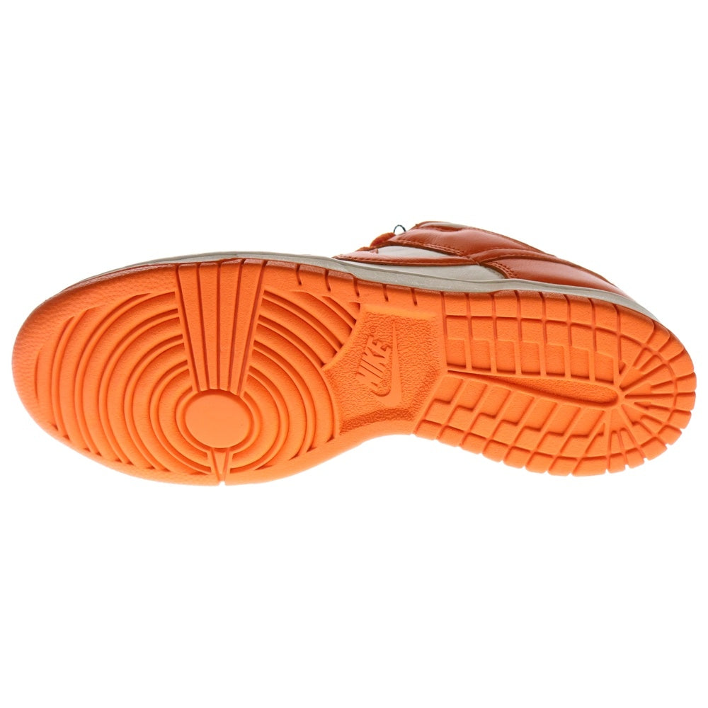 NIKE(ナイキ) DUNK LOW SP SYRACUSE CU1726-101 ダンクローカットスニーカー シラキュース US9/27.0cm オレンジ/ホワイト